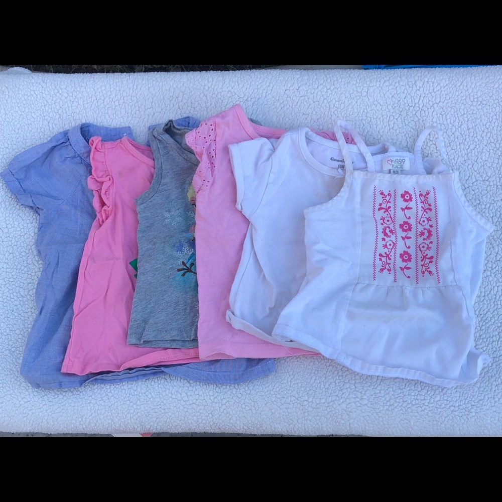 Bundle of 6 tops for an 18 month old